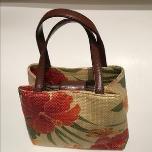 Alfredo Picchi Colorful Straw vintage handbag